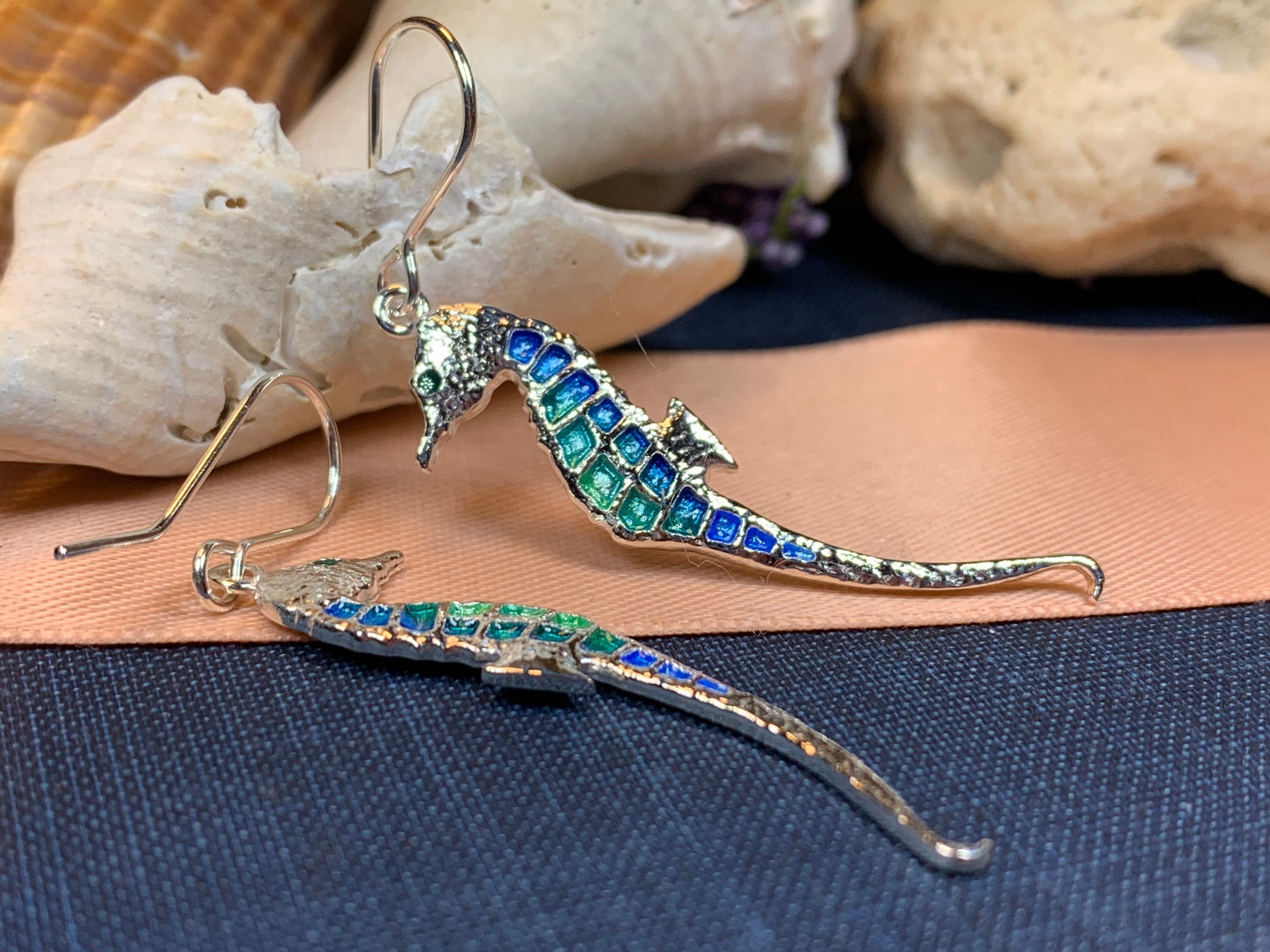 Summerleaze Seahorse Earrings