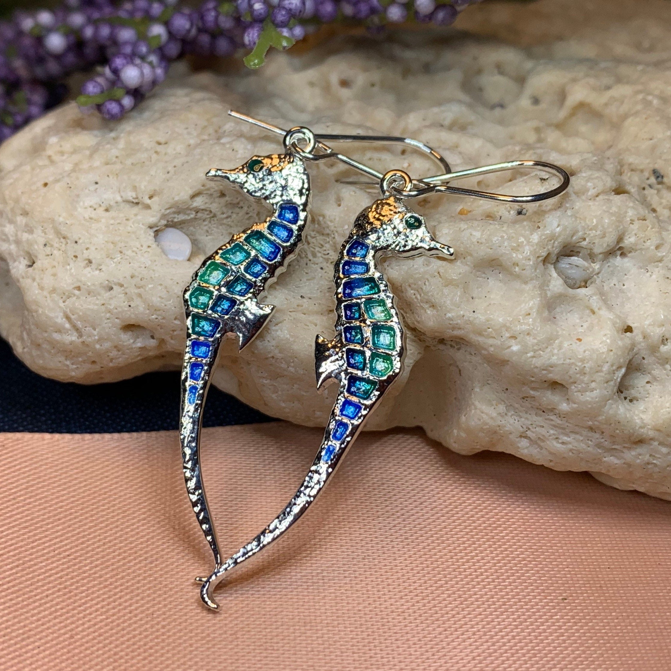 Summerleaze Seahorse Earrings