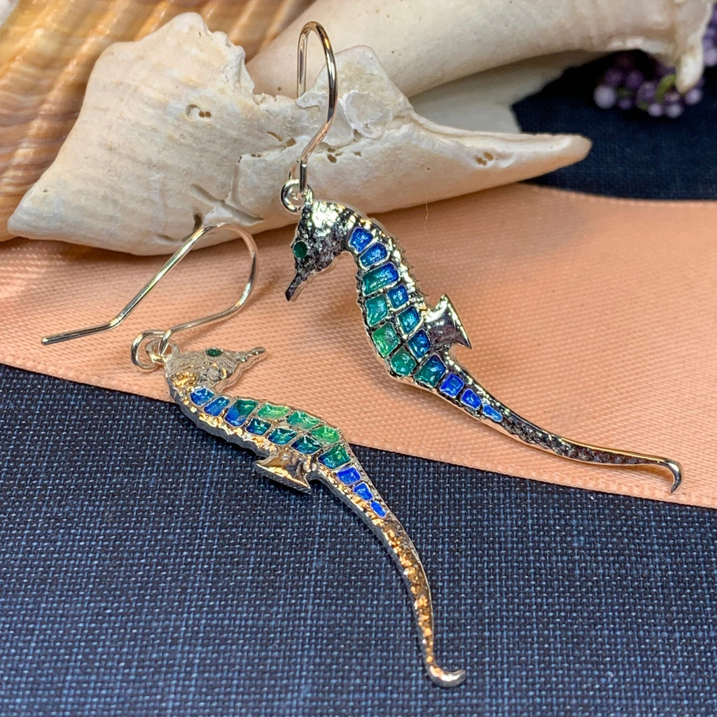 Summerleaze Seahorse Earrings