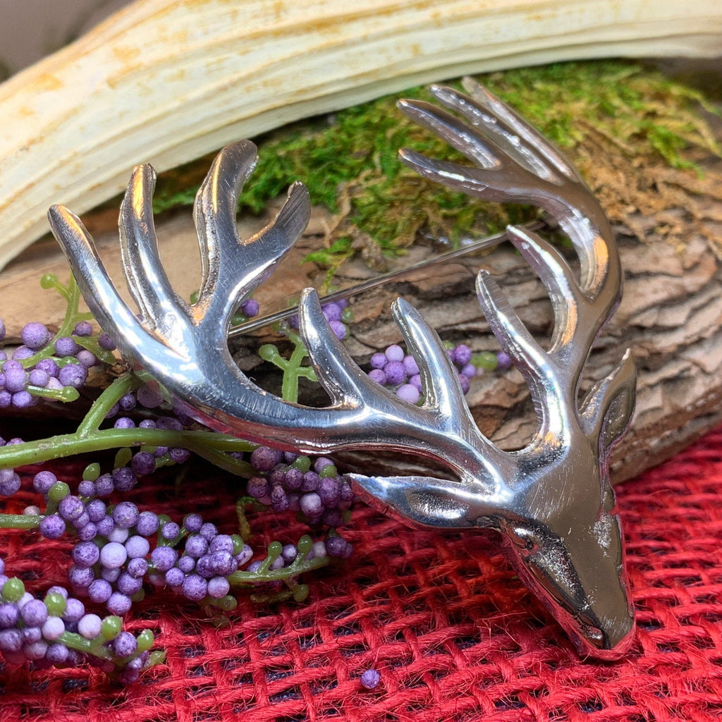 Stag Brooch