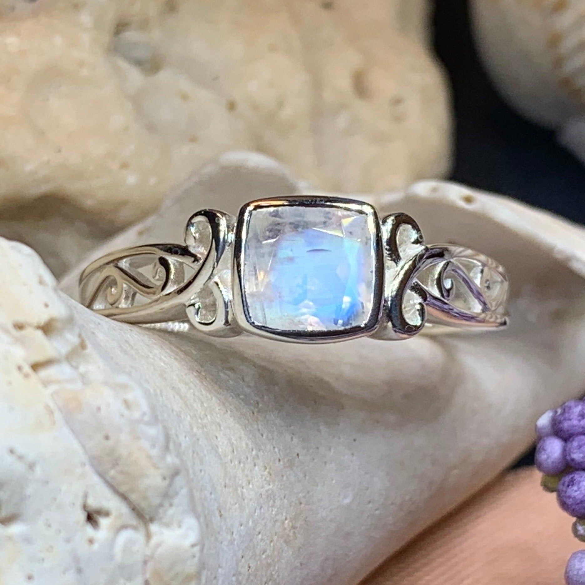 Coriena Moonstone Ring