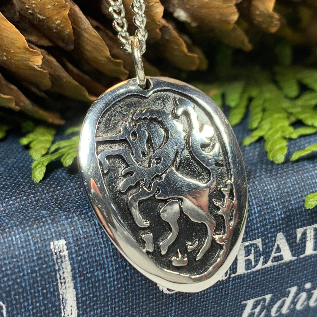 Unicorn of Scotland Pewter Necklace