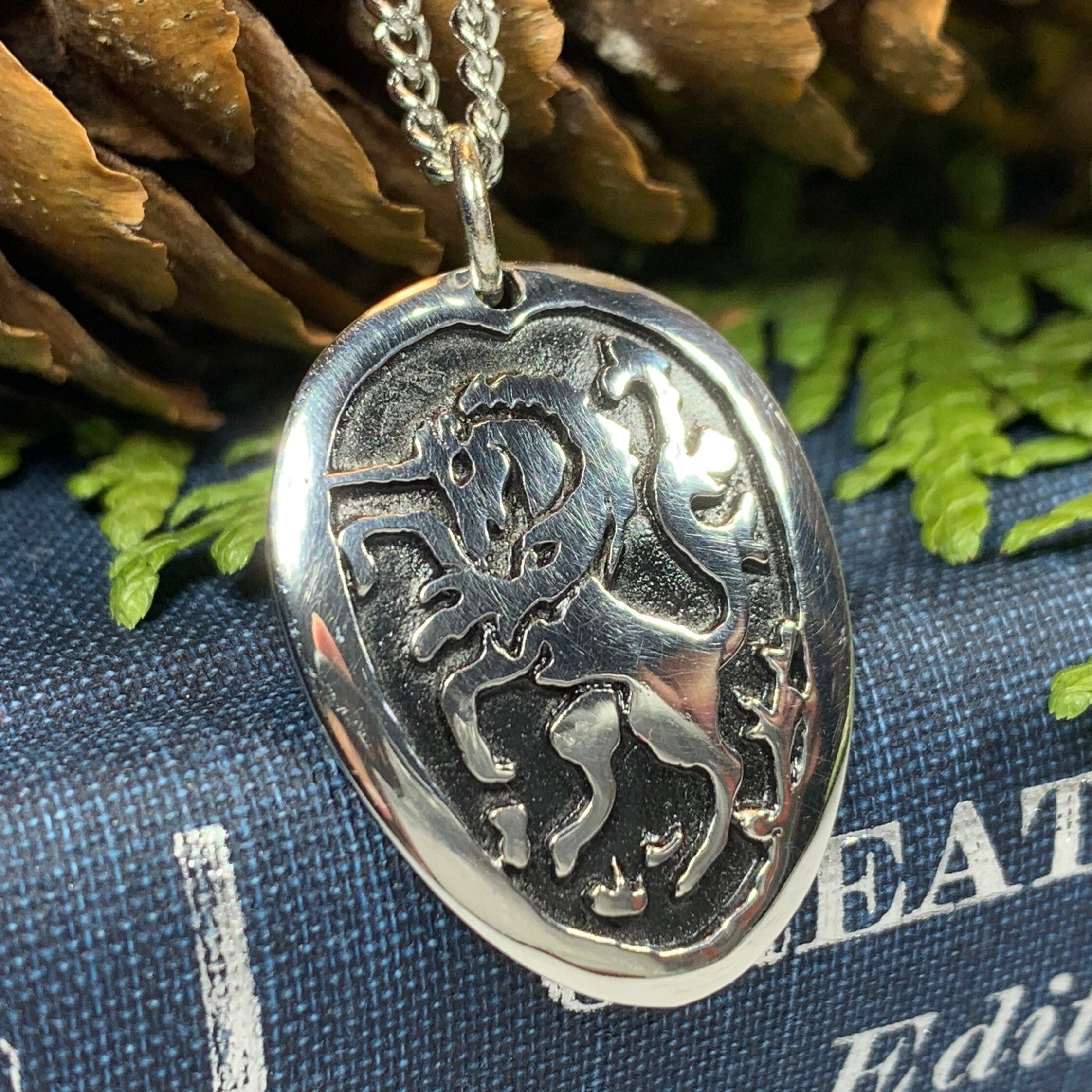 Unicorn of Scotland Pewter Necklace