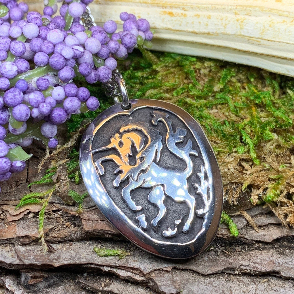 Unicorn of Scotland Pewter Necklace