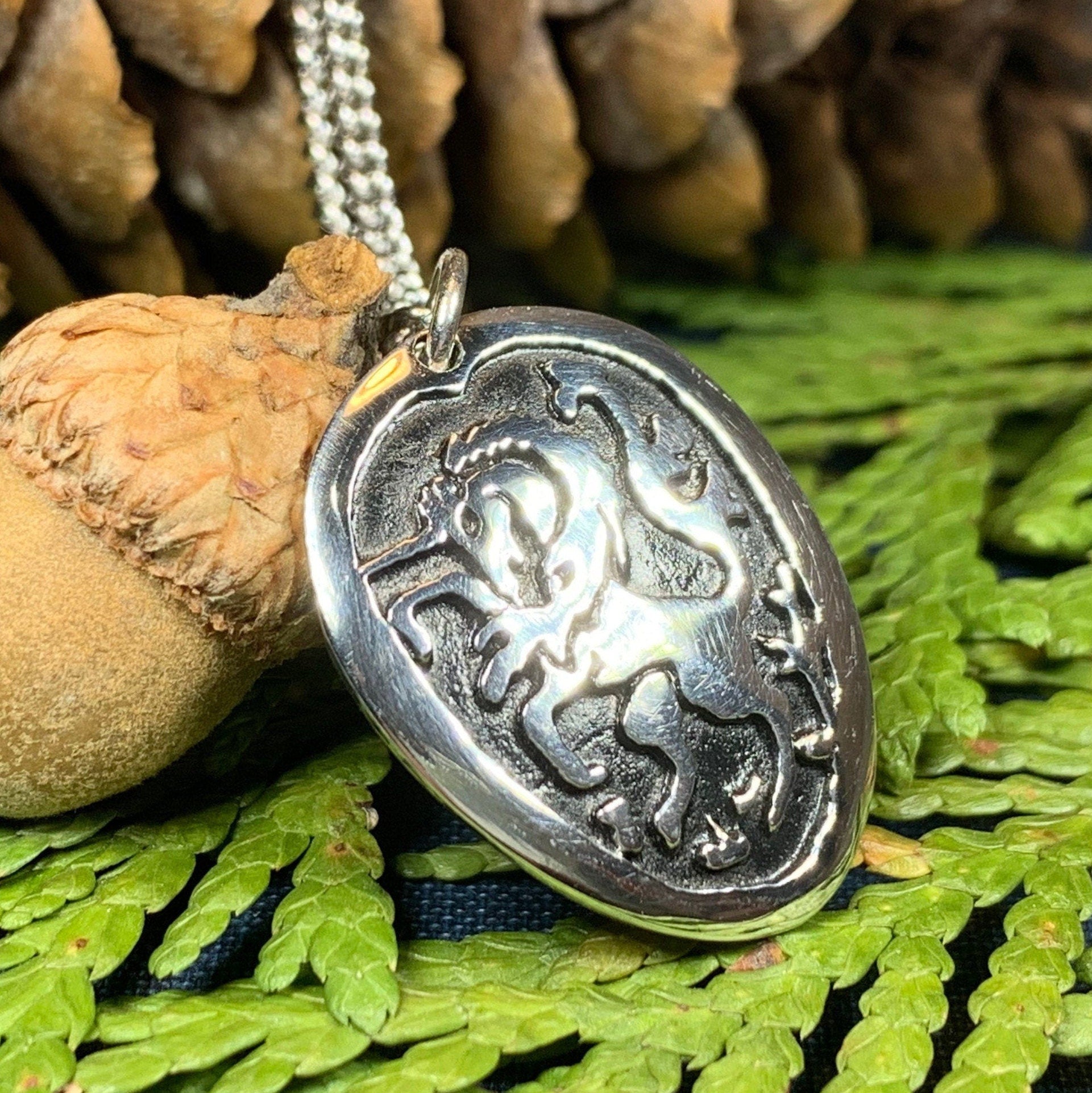 Unicorn of Scotland Pewter Necklace