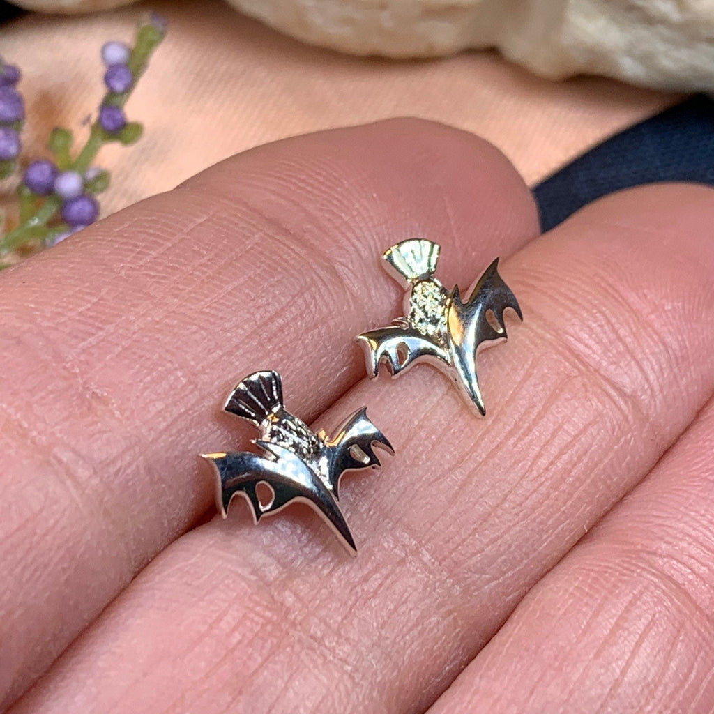Modern Thistle Earrings
