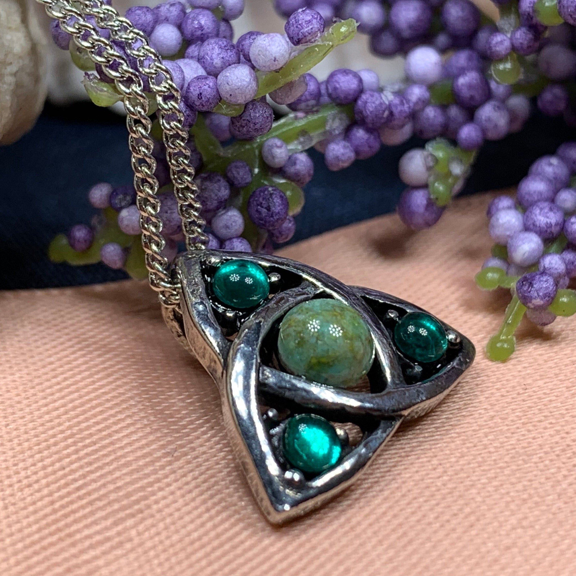 Elven Trinity Knot Necklace