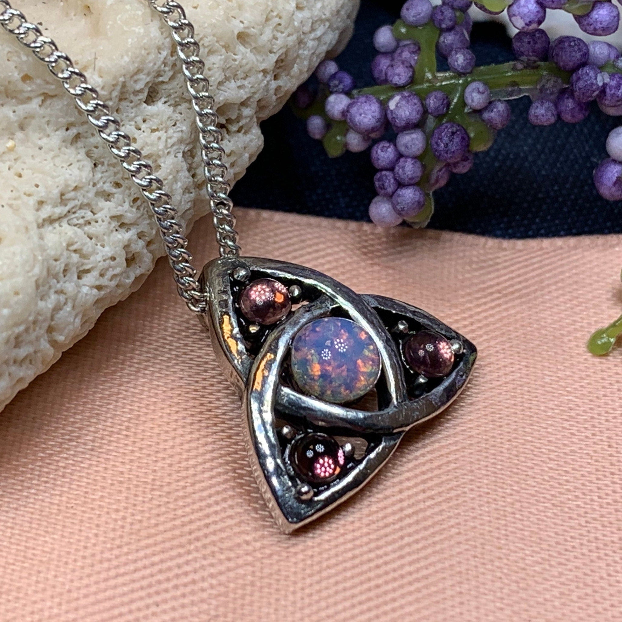 Elven Trinity Knot Necklace