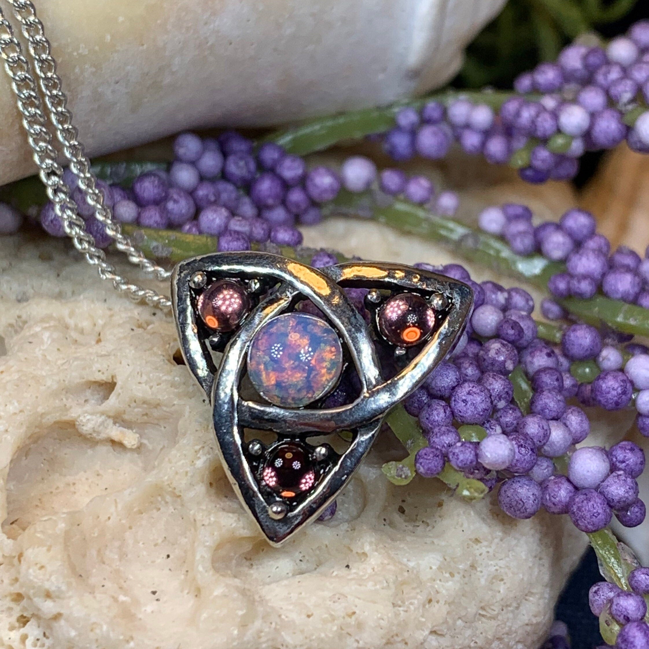 Elven Trinity Knot Necklace