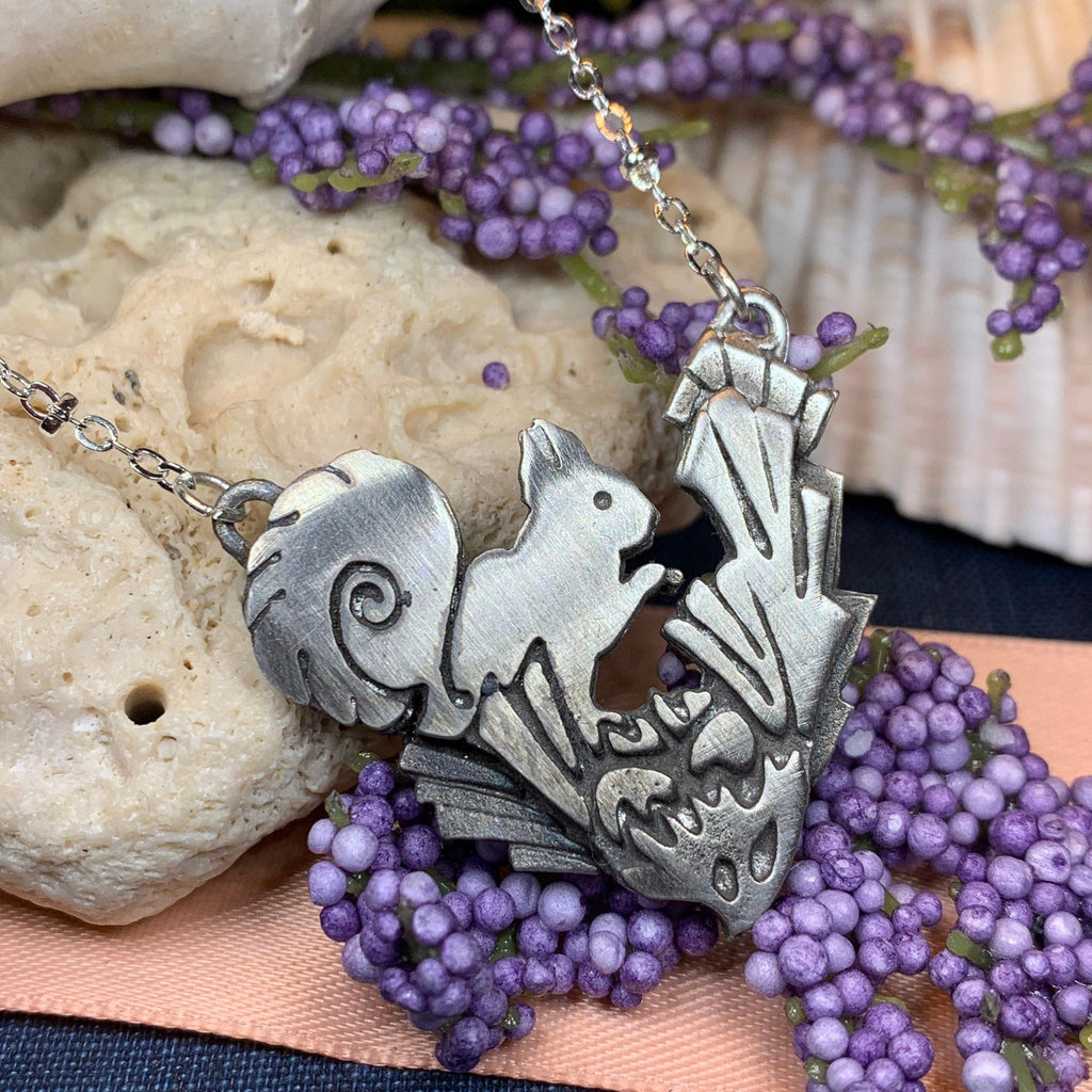 Forest Friend Squirrel Necklace