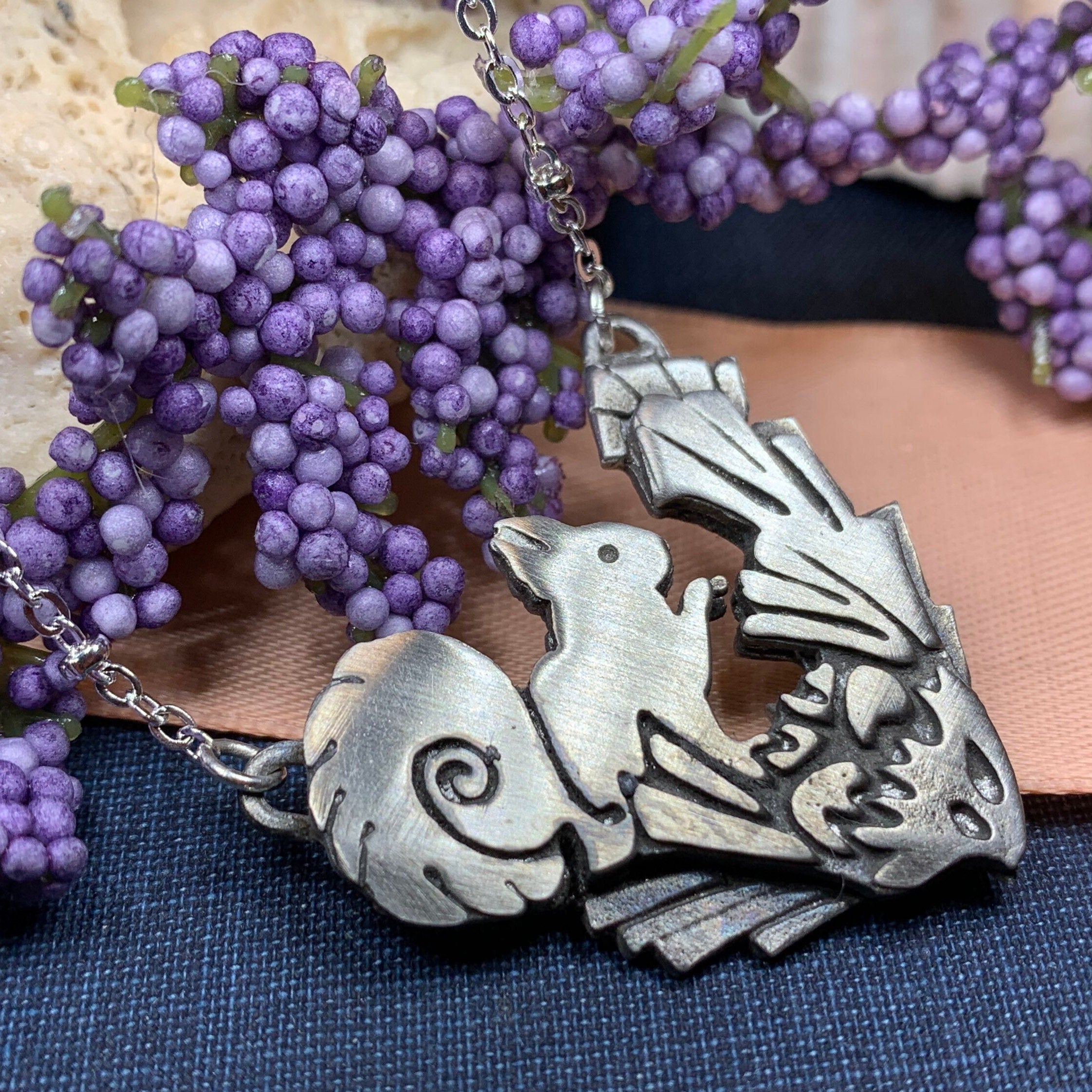 Forest Friend Squirrel Necklace