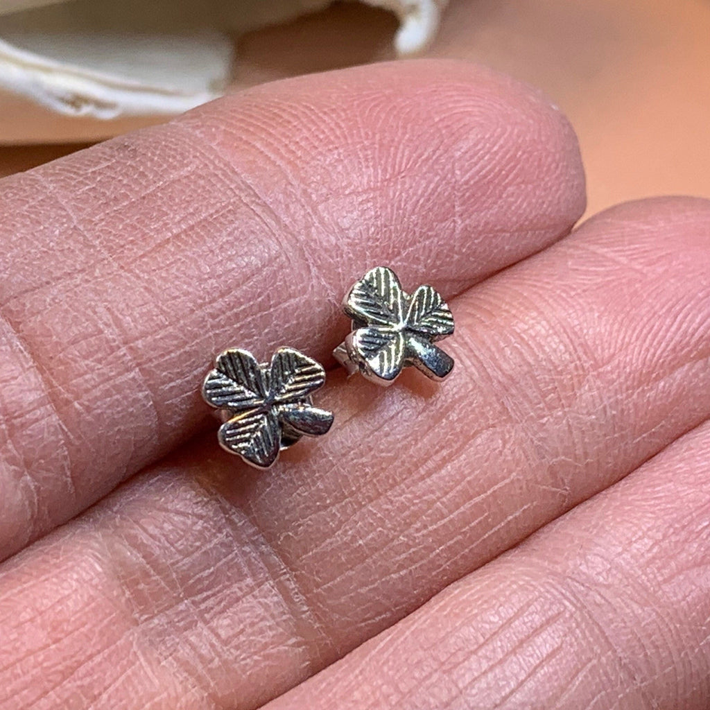 Cheery Shamrock Stud Earrings