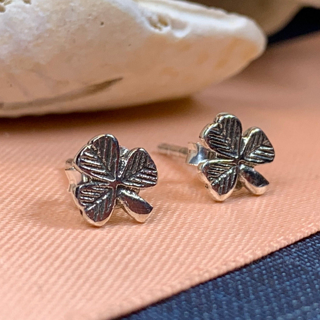 Cheery Shamrock Stud Earrings