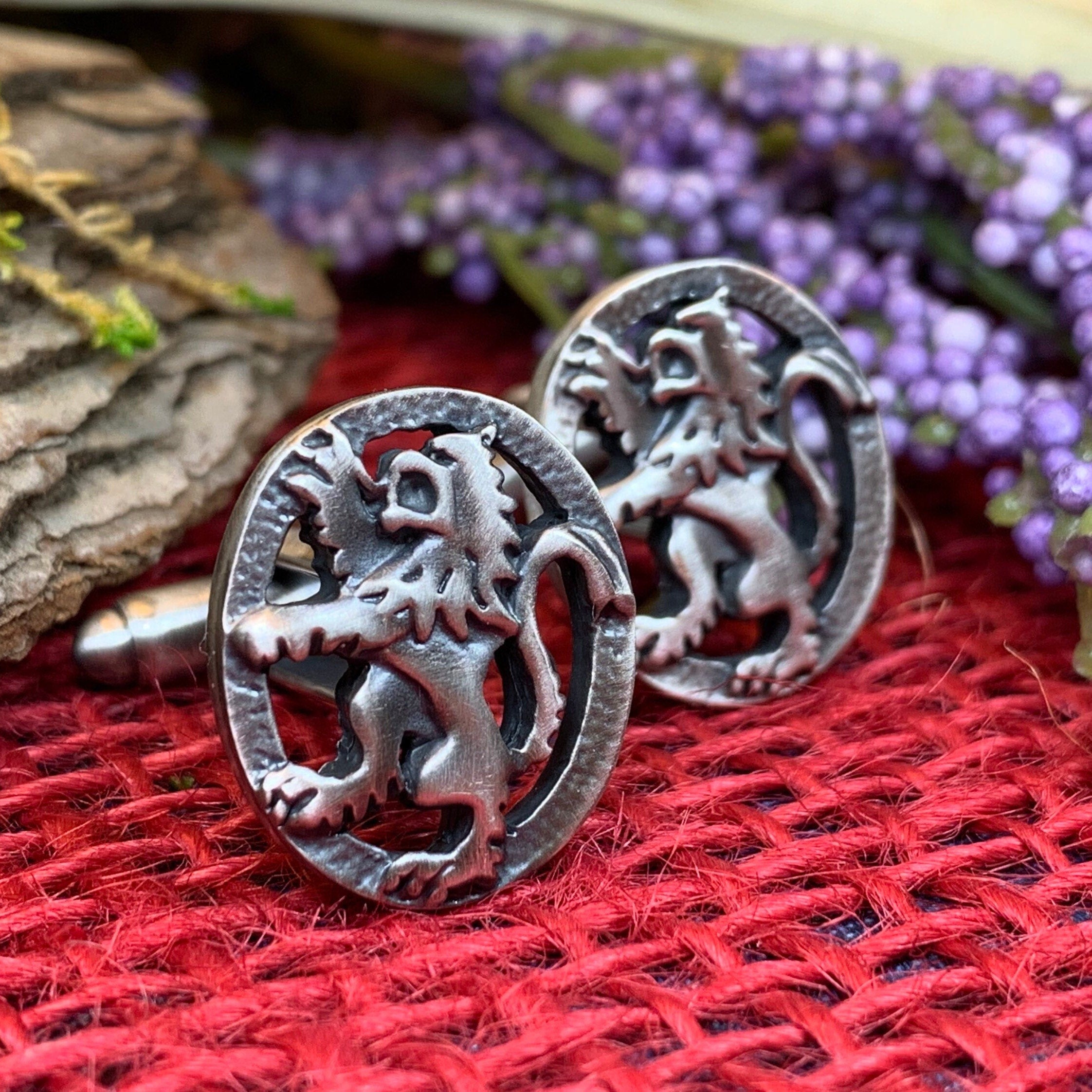 Lion of Scotland Cuff Links