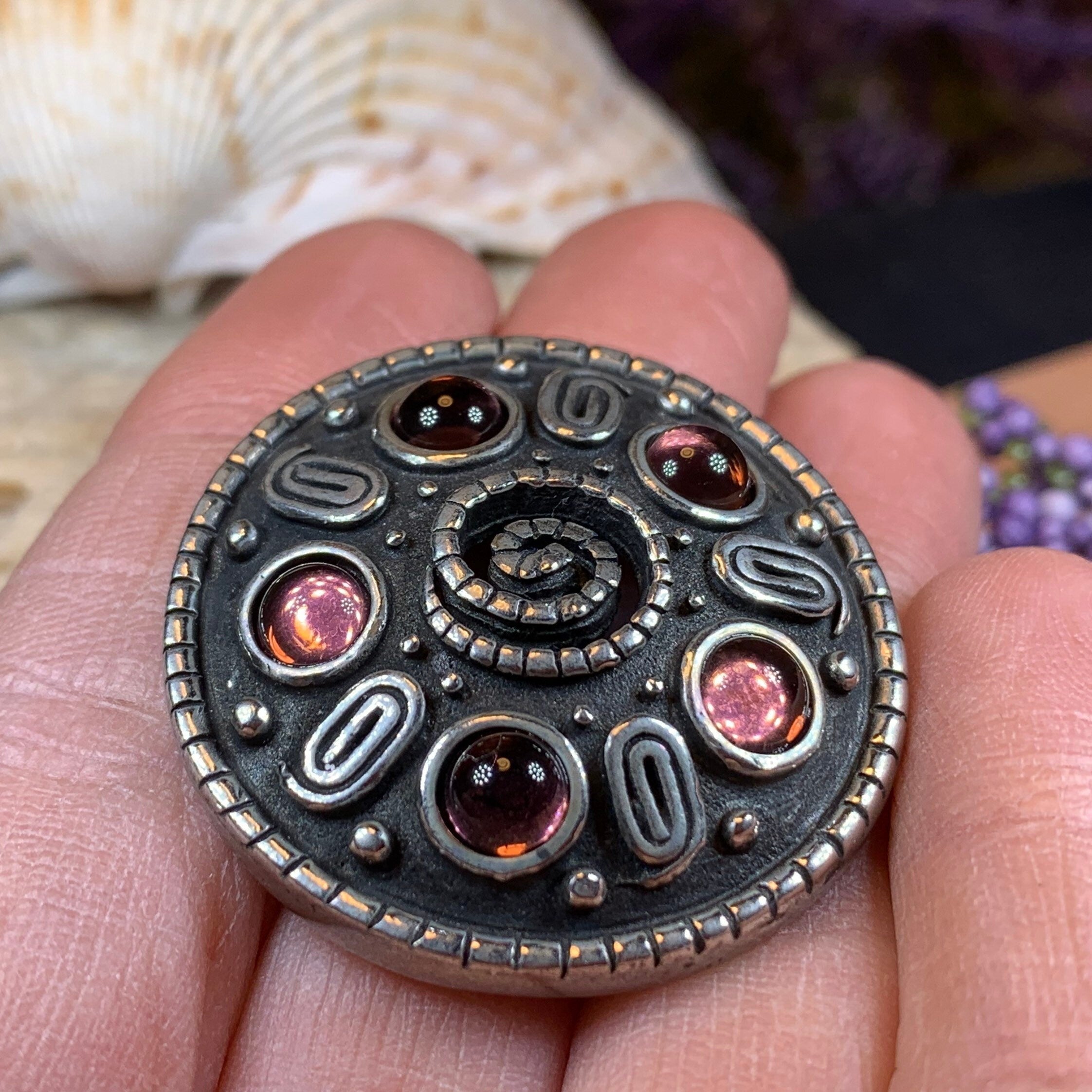 Nightfall Celtic Knot Brooch