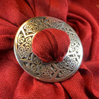 Celtic Bird Scarf Ring