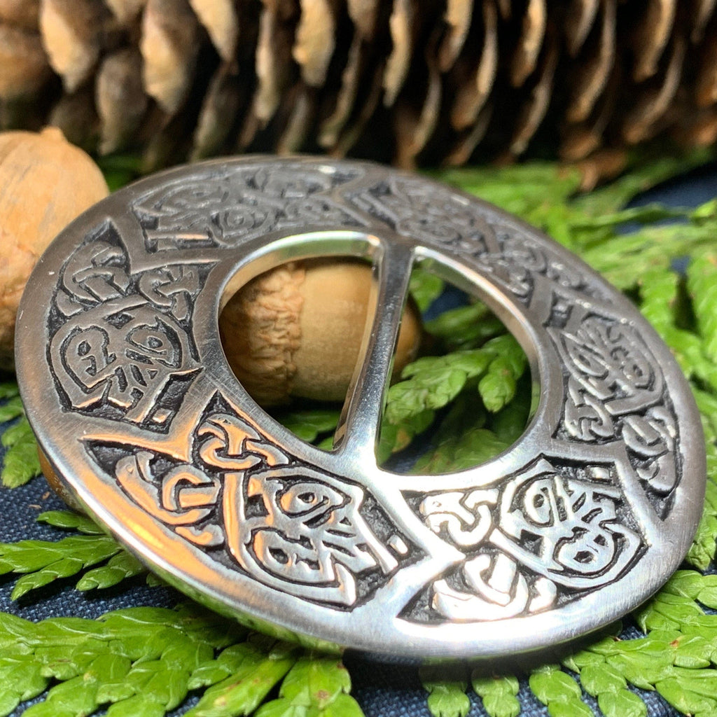 Celtic Bird Scarf Ring