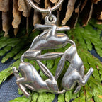 Triple Hare Necklace