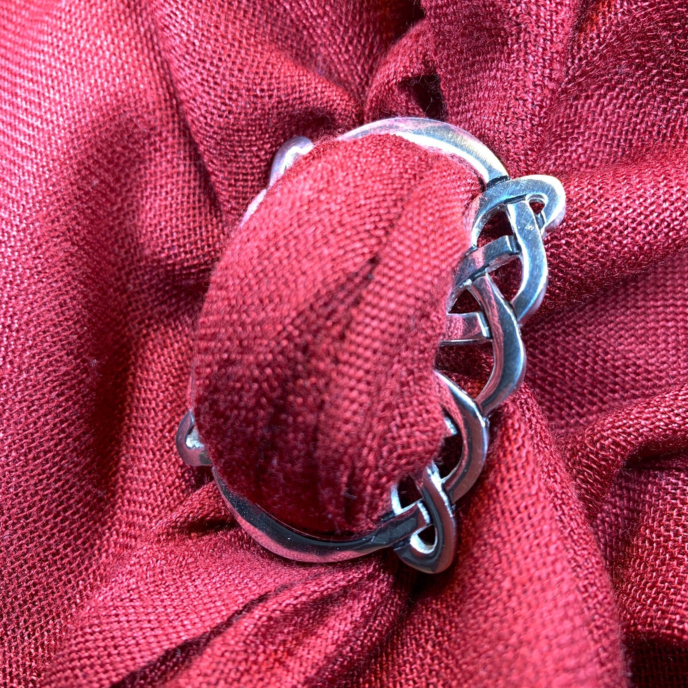 Celtic Knot Scarf Ring