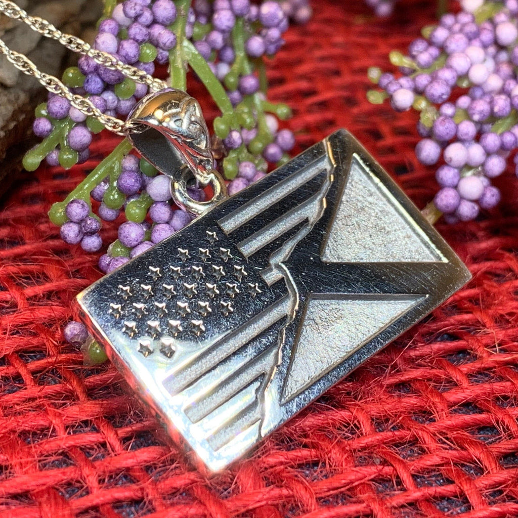 Scottish American Flag Pendant