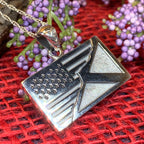 Scottish American Flag Pendant