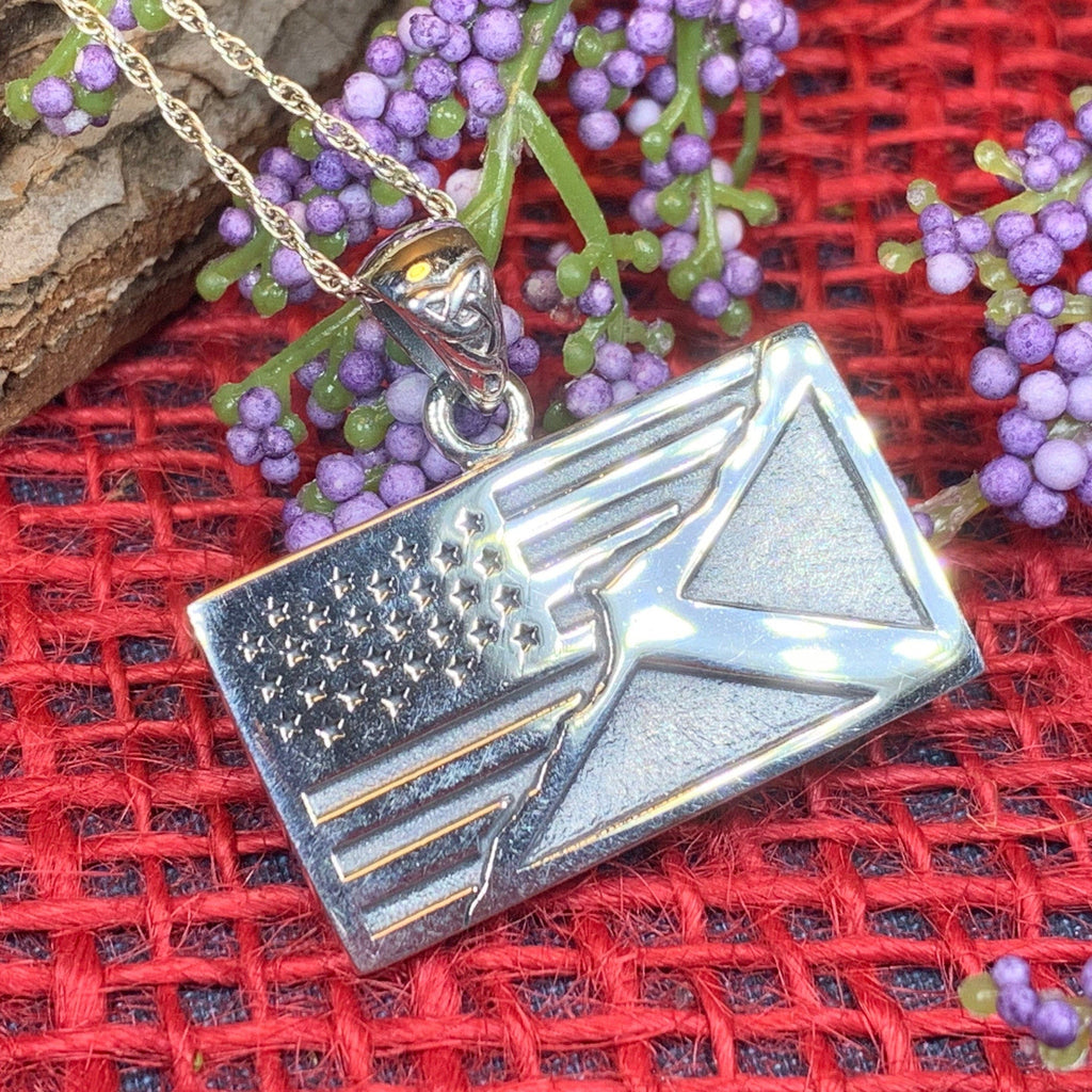 Scottish American Flag Pendant