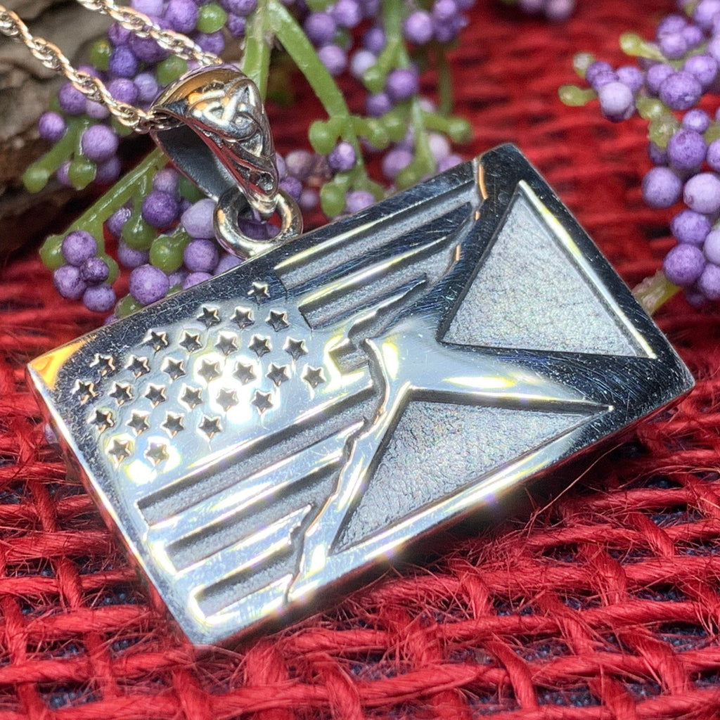 Scottish American Flag Pendant