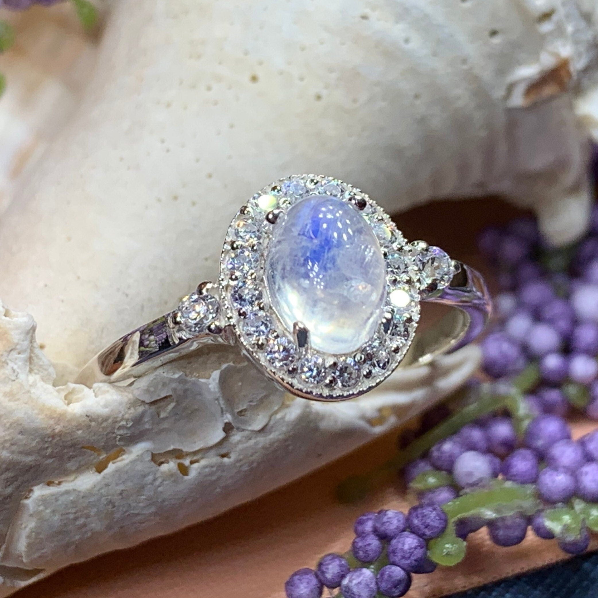 Leandra Moonstone Ring