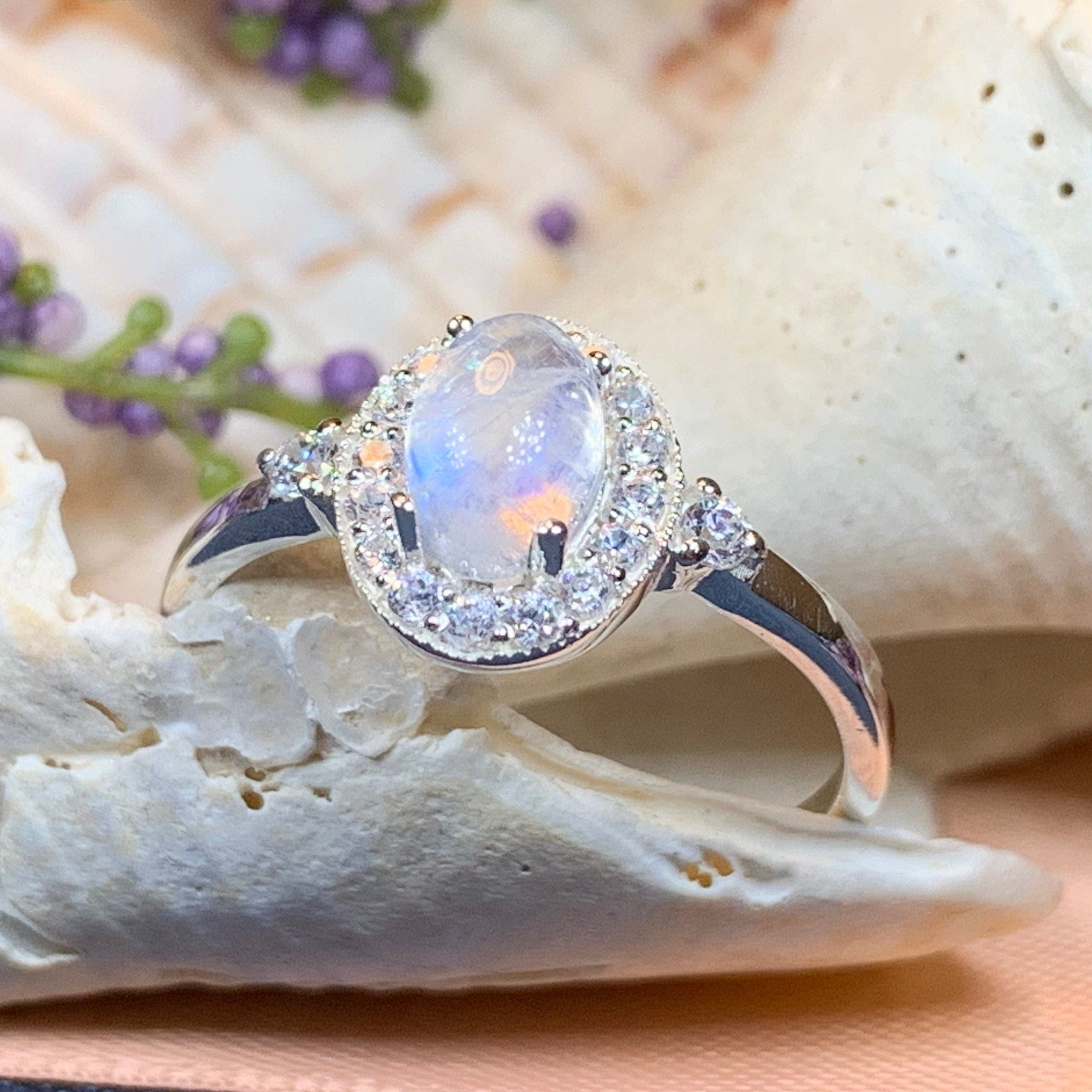 Leandra Moonstone Ring