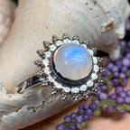 Sunyana Moonstone Sun Ring