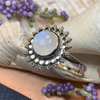 Sunyana Moonstone Sun Ring