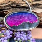 Purple Skies Northern Lights Necklace