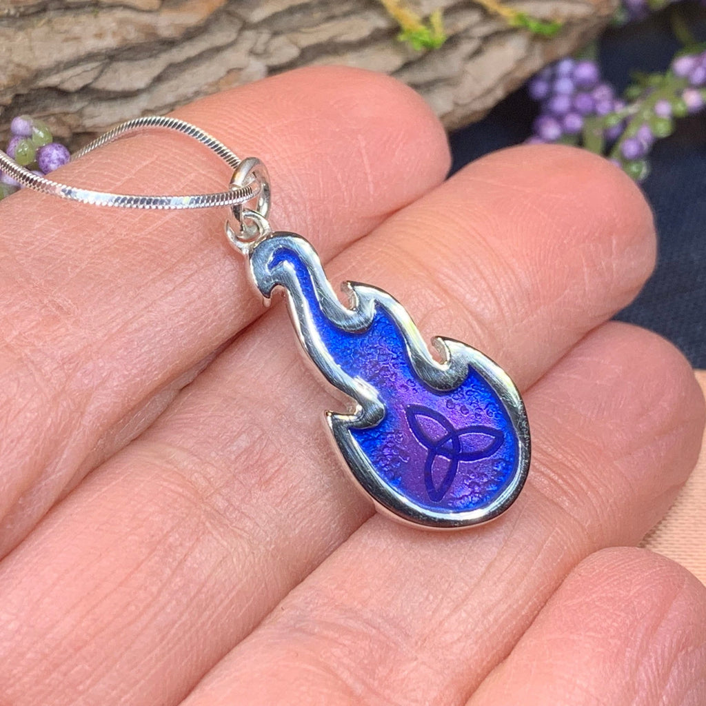 Mystical Celtic Flame Necklace