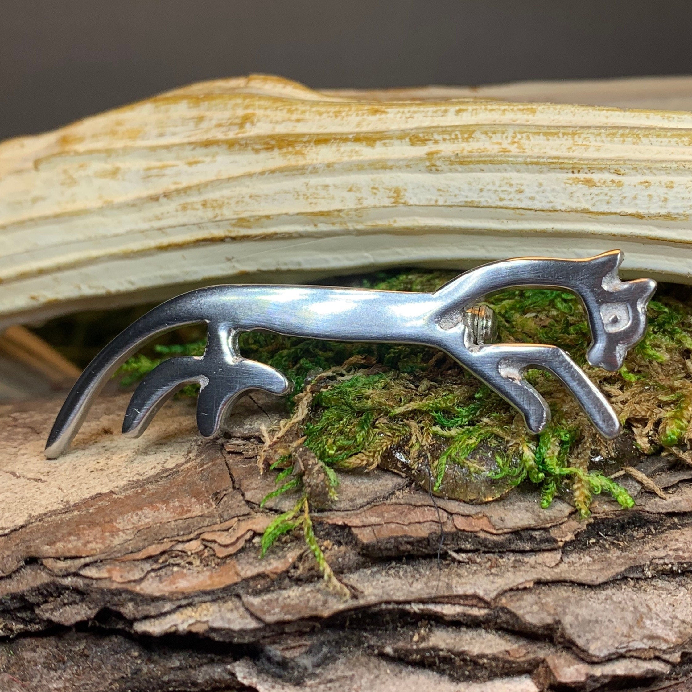 Celtic Uffington White Horse Brooch