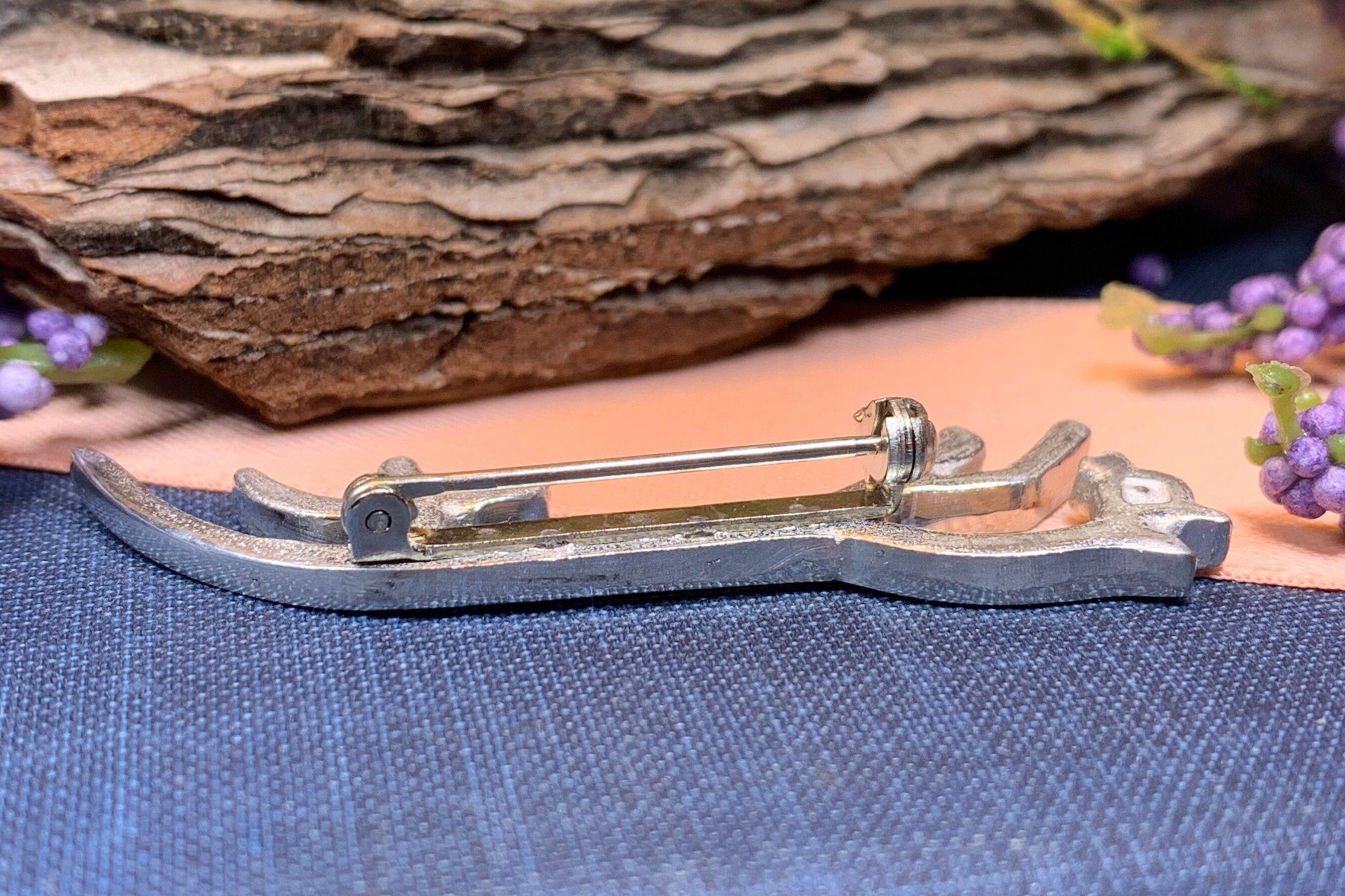 Celtic Uffington White Horse Brooch