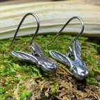 Celtic Rabbit Pewter Earrings
