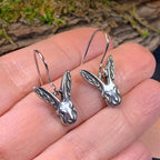 Celtic Rabbit Pewter Earrings