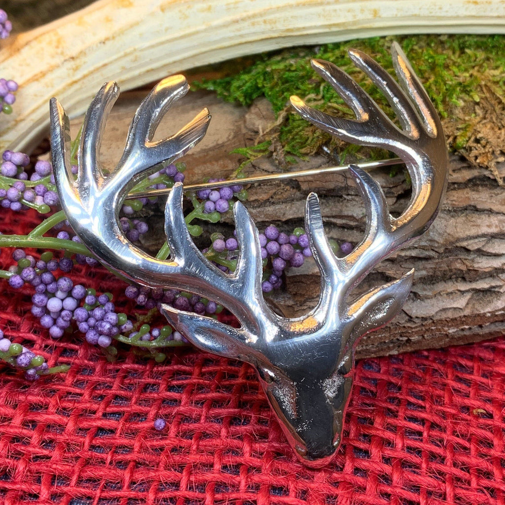 Stag Brooch