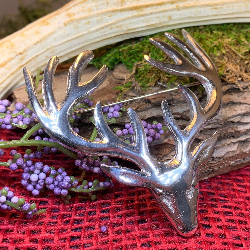 Stag Brooch