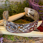 Celtic Wolf Cuff Bracelet