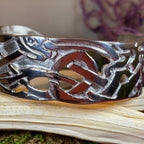 Celtic Wolf Cuff Bracelet
