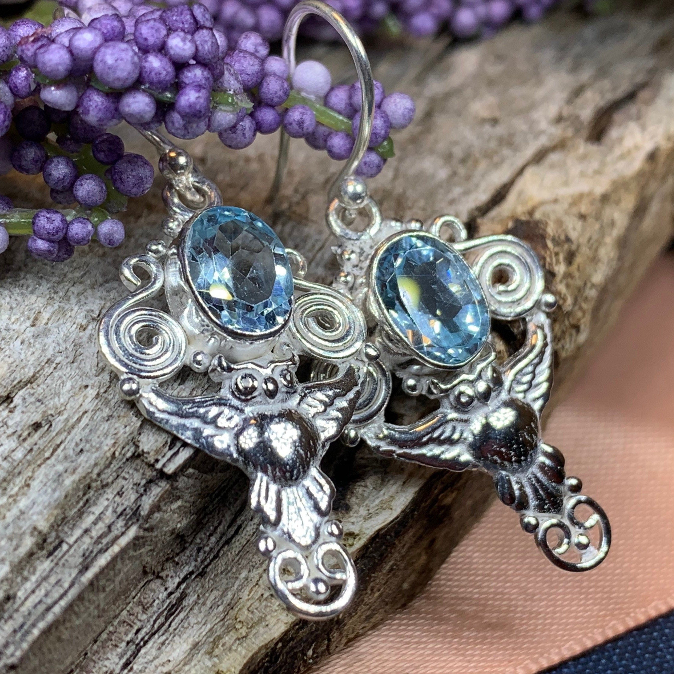 Summer Night Owl Earrings