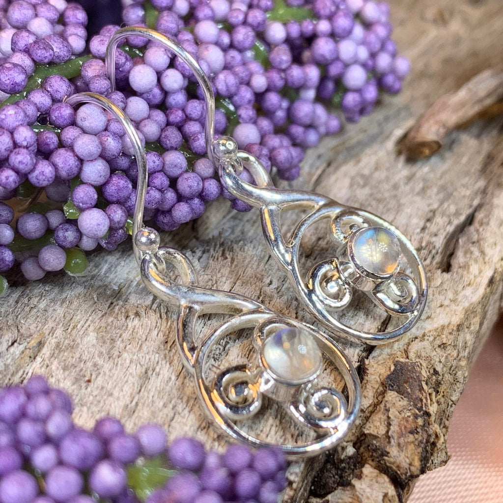 Moira Celtic Spiral Earrings
