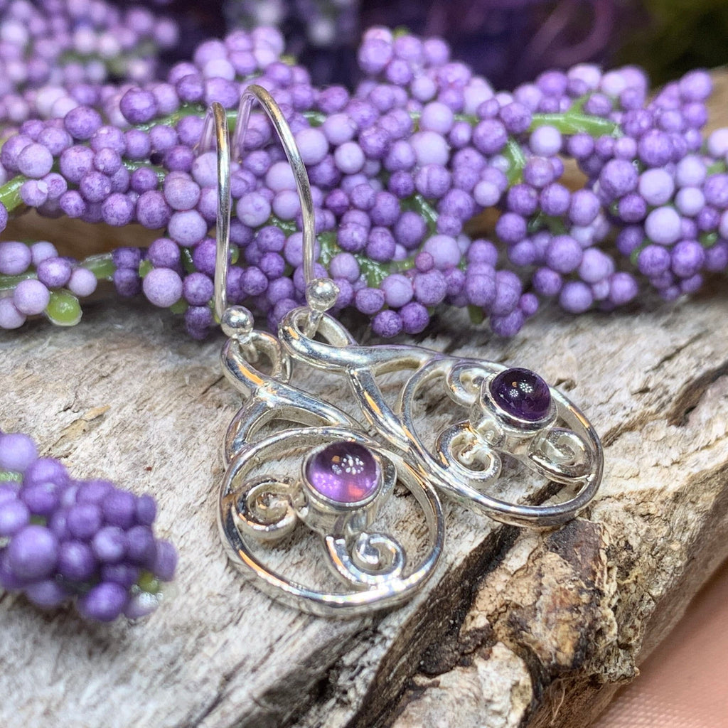 Moira Celtic Spiral Earrings