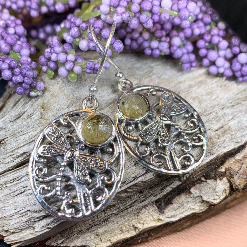 Forest Glen Dragonfly Earrings
