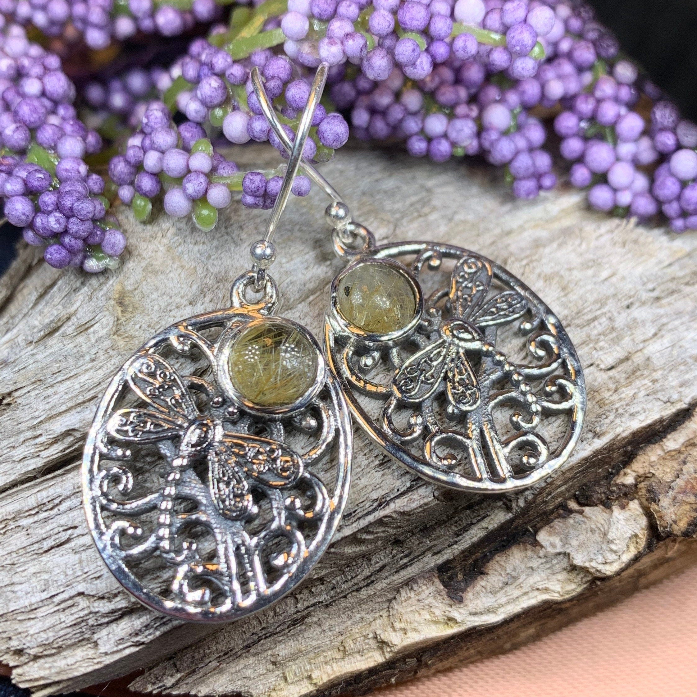 Forest Glen Dragonfly Earrings