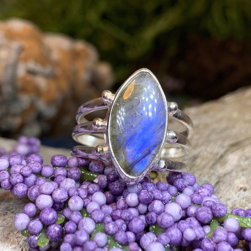 Celtic Mystic Labradorite Ring