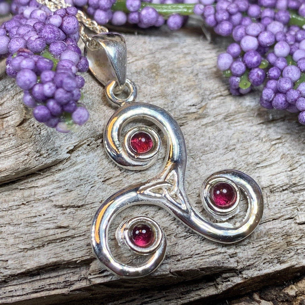 Jennie Celtic Spiral Necklace