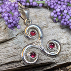 Jennie Celtic Spiral Necklace