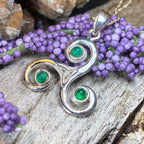 Jennie Celtic Spiral Necklace
